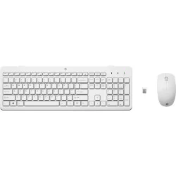 HP 230 Wireless Mouse and Combo White keyboard