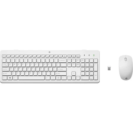 HP 230 Wireless Mouse and Combo White keyboard