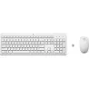 HP 230 Wireless Mouse and Combo White keyboard