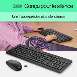 HP 230 Wireless Mouse and Combo White keyboard
