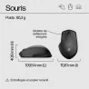 HP 280 Silent Black Wireless mouse