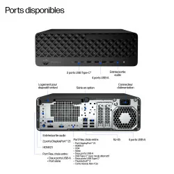 HP EliteDesk 8 SFF G1i Desktop AI PC Wolf Pro Security Edition