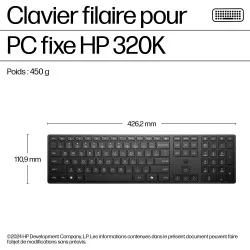 HP 320K Wired keyboard