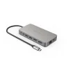 Targus DUEL HDMI 10-IN1 USB 3.2 Gen 1 (3.1 Gen 1) Type-C Acier inoxydable