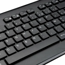 Targus AKM610FR clavier Souris incluse Universel RF sans fil AZERTY Français Noir