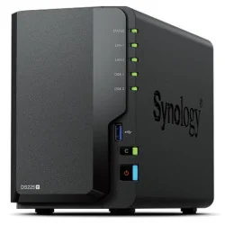 Synology DiskStation DS225+ Serveur NAS 2 baies (sans disque dur)