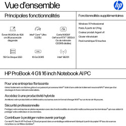 HP P4G1i16 U5 225U 16 16GB/512 PC France