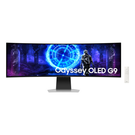Samsung G95SD écran plat de PC 124,5 cm (49") 5120 x 1440 pixels Dual QHD OLED Argent